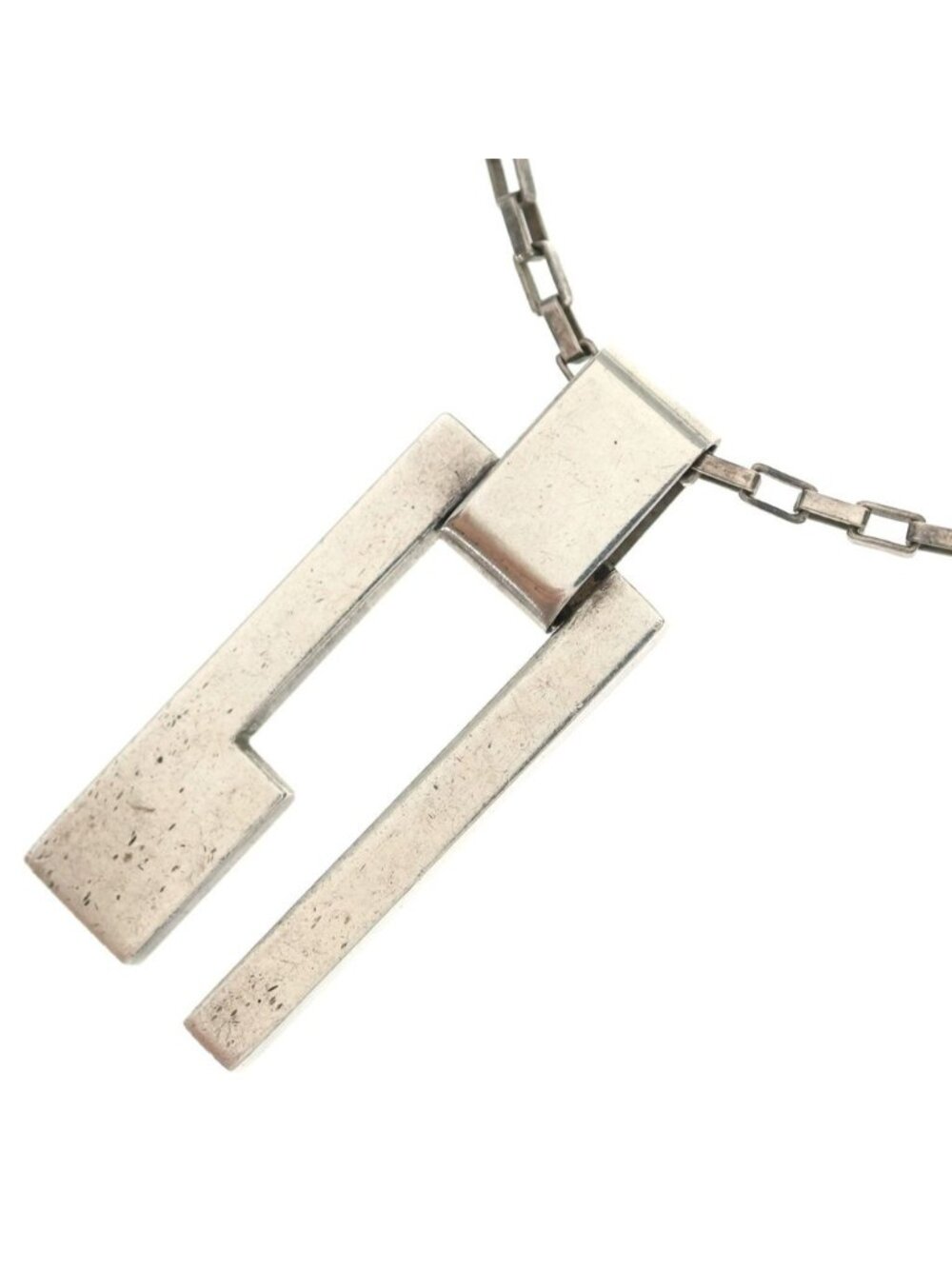 Gucci G Iconnecklace Pendant Chain Silver Necklace